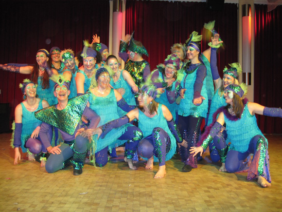 Gruppenfoto "LAND UNTER",  Sambakarneval Bremen 2010