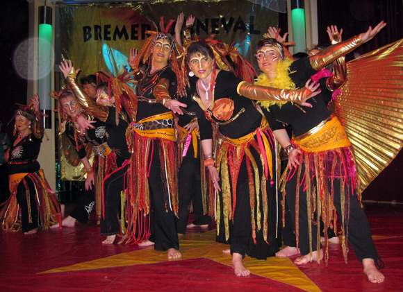 Gruppenfoto "CARNAVAL TEATRAL",  Sambakarneval Bremen 2011